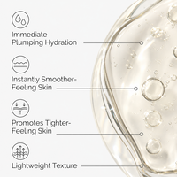 Sérum hydratant multi-niveaux à l'acide hyaluronique 2% B5, vegan et biologique, 100 ml, pour une peau plus lisse et plus volumineuse