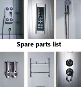 <span class=keywords><strong>Cabina</strong></span> <span class=keywords><strong>Doccia</strong></span> Completa Rettangolare per Interni 150*90 CM <span class=keywords><strong>con</strong></span> <span class=keywords><strong>Vasca</strong></span> Idromassaggio e Macchina per Bagno Turco - Product Image 6