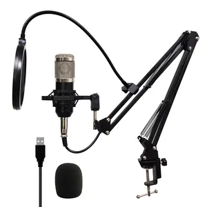 Microfone para gravação de microfone de música, para cantar, equipamento de música para home studio plug & play (para mac windows)