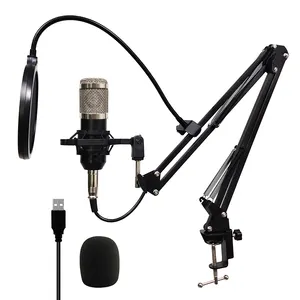 Plug & Play <span class=keywords><strong>Home</strong></span> <span class=keywords><strong>Studio</strong></span> Music Equipment Mic pour l'<span class=keywords><strong>enregistrement</strong></span> et le chant Stand Microphone pour Mac Windows - Product Image 1