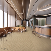 Carreaux de sol intérieurs modernes en porcelaine mate effet bois 600x1200 antidérapants, imperméables et durables, fournis directement par l'usine de Foshan
