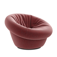 Fauteuil pivotant moderne et minimaliste en bois vert pour enfants, chaise citrouille relaxante pour salon