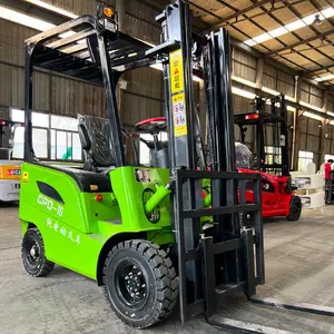 Çin'in yeni hidrolik istifleyici küçük arazi elektrikli forklift 1.5 ton 2 ton yükleme kapasitesi elektrikli forklift