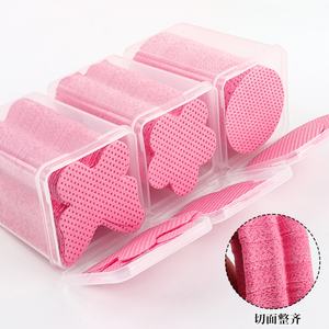 Vente chaude 200 pièces de coton démaquillant adhésif pour cils, adhésif pour vernis à ongles, coton démaquillant portable, chiffon de nettoyage - Product Image 3
