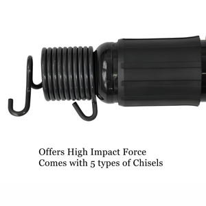 Martillo Neumático Profesional Puffer PT-4251, Herramienta Neumática de Alta Resistencia para Demolición, Cincelado, Eliminación de Rebabas de Hormigón, Trabajos de Construcción - Product Image 2
