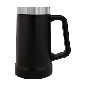 Gobelet isotherme personnalisé en acier inoxydable de 20 oz avec poignée, grande capacité, pour bière, café, football, gravure laser personnalisée - Product Image 2
