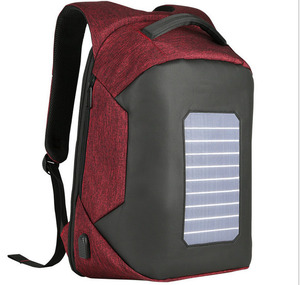 Smart Anti Theft Waterproof Usb <b>Laptop</b> <b>Backpack</b> for Travel Solar <b>Backpack</b> Customize Solar <b>Backpack</b> GZ RTS Bulk Mixed Order - Product Image 2
