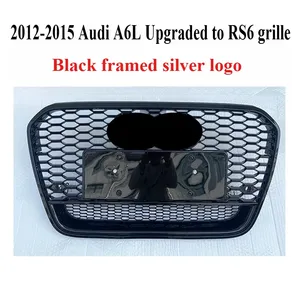 StarNav Pour A6 C7 2012-2015 – Kit de remplacement de calandre avant style RS6 en nid d'abeille pour pare-chocs de voiture, accessoires de carrosserie - Product Image 2