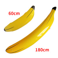 Banane gonflable JQ 2024 de haute qualité, 70 pouces, géante, jaune, en tissu non tissé, pour la danse du ventre, les événements, les fêtes, accessoires de banane