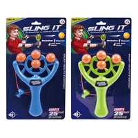 Catapulta de guijarros para caza al aire libre Blast Popper Shooting con balas de plástico suave seguras Bolas de lanzamiento