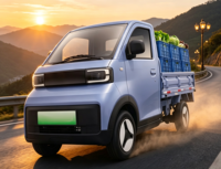 Mini-camion à batterie lithium haute puissance avec climatisation manuelle chaude et froide et 2 sièges pour le transport de marchandises