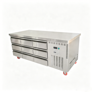 Réfrigérateur commercial en acier inoxydable à neuf tiroirs, congélateur alimentaire, essentiel pour les restaurants et les cuisines d'hôtels - Product Image 3