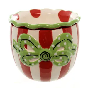 Keramische Kerst Keuken Ware Dip Chiller Bowl Custom Vormige Dompelen Kom Gift Ambachten