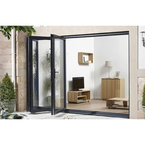 Puertas Plegables de Aluminio con Rotura de Puente Térmico para Patio, con Vidrio Low-E, Precio <span class=keywords><strong>Mayorista</strong></span> NFRC para EE. UU. - Product Image 1