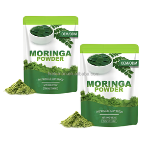 Bubuk Daun Kelor Organik Kaya Antioksidan & Vitamin Imunitas Superfood Hijau Vegan Sempurna untuk Smoothie Minuman Teh - Product Image 1