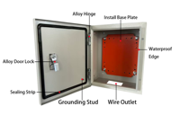 Petite boîte électrique multifonctionnelle JXF-304-13, boîte électrique de base, IP54, équipement de distribution basse tension, 200x100x60mm