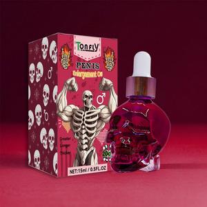Vente directe d'usine Tonfly Huile de massage corporel à base de plantes naturelles pures, crâne rose, sans effets secondaires, soin de la zone intime masculine - Product Image 2