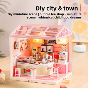 Super World DIY Scène Naturelle Assemblage Modèle Jouet En Plastique Bâtiment Ville 1:3 Échelle Ensembles pour Cadeau - Product Image 4