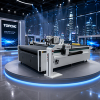 Table de découpe CNC vibrante à couteau oscillant pour présentoirs en carton ondulé et panneaux POP