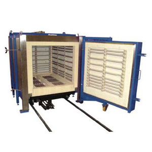 Four à chariot industriel direct usine pour le traitement thermique de pièces de grande taille - Product Image 1