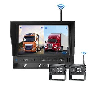 7 Inch Wireless Monitoring System IP67 Waterproof 2CH Digital Backup <b>Camera</b> for Bus Motorhomes YB-Wireless-M05-2 [ - Product Image 1