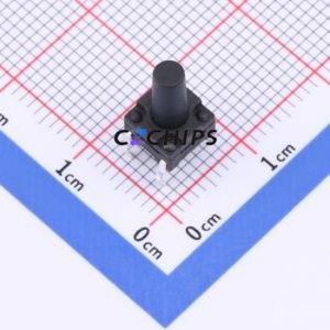 TSG001A11026A Tactile Switch Through hole Component (THT) Switch Round Button 2.6N Through Hole 6.15mm - Product Image 1