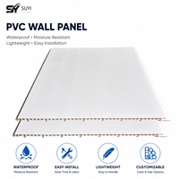 Paneles de Techo y Pared de PVC de Diseño Moderno, Resistentes al Fuego y al Agua, Fáciles de Instalar para Cocinas, Baños y Dormitorios