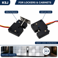Serrure de casier électrique pour armoire de livraison intelligente, casier de récupération de nourriture, serrure à commande électronique KSJ99-5