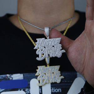 Collar con colgante de plata de primera ley y circón para hombre, collar, Gargantilla, plata esterlina 5A, Circonia cúbica, zirconia, circonita, zirconita, zirconita, estilo Punk, Hip Hop - Product Image 5