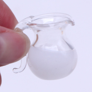 Dollhouse <b>Mini</b> Artificial Glass Container Milk Orange Juice Miniature Doll Food Play Scene Prop Model - Product Image 3
