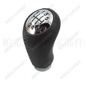 Poignée de levier de vitesses en cuir ergonomique pour Renault Clio Mk3 2005-2009 6 vitesses - Product Image 1