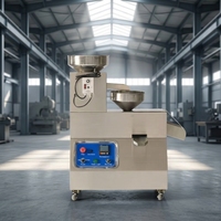 Machine à huile automatique à haut rendement et à économie d'énergie, 15 kg/h, presse à huile multifonctionnelle à pressage à chaud