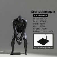 Nuevas Llegadas: Maniquí Deportivo de Cuerpo Completo de Fibra de Vidrio para Hombre y Mujer, Maniquí de Exhibición para Minoristas