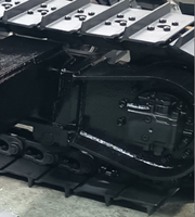 Châssis à chenilles en acier personnalisé de 8 à 12 tonnes pour chargeuse de démolition, marque Guanya, garantie 1 an, Chine Zhejiang