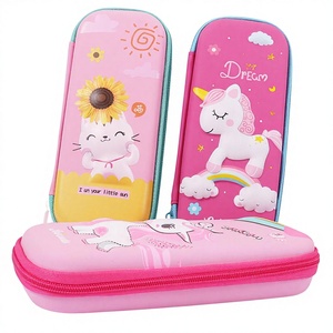 Estuche Portátil para Lápices de Entrega Rápida, Bolsa de Almacenamiento de Papelería para el Hogar y la Escuela, de Doble Uso, Impermeable, con Relieve, de EVA <span class=keywords><strong>3D</strong></span> para <span class=keywords><strong>Niños</strong></span> - Product Image 1