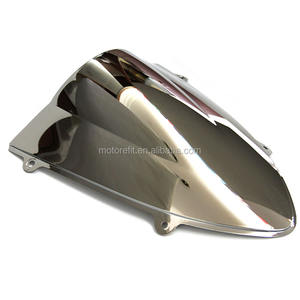 Motorefit parabrisas para Kawasaki Ninja EX250 R <span class=keywords><strong>ZX250R</strong></span> 2008-2012 plata - Product Image 4