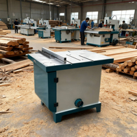 Scie à table à arbre inclinable pour le travail du bois, double rail, poussoir, angle de balancement, circulaire radiale