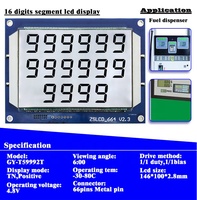 TN HTN STN VATN 3 4 5 6 chiffres Monochrome à 14 segments Écran LCD à 7 segments Écran LCD personnalisé