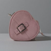 OYL-032 Dompet Koin PU Bentuk Hati yang Lucu untuk Anak Perempuan - Aksesori Ringkas & Bergaya, Tas Kosmetik Lipstik