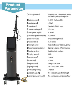 เครื่องเลเซอร์ CO2 แบบ Fractional สำหรับลบรอยแผลเป็น กระ ฝ้า เครื่องตัดด้วยเลเซอร์ CO2 อุปกรณ์ความงามสำหรับใช้ในบ้าน - Product Image 2