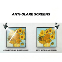 Cadre d'art numérique NFT Android WiFi à écran carré de 19/22/33 pouces avec moniteur d'affichage LED LCD à matrice complète pour 2.1