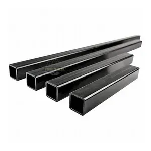 Factory Hot Sale Iron Fence Square Steel Black Asian Rectangular Tube Weld