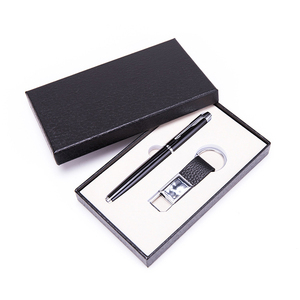 Premium Regali Aziendali Personalizzati Set di Lusso <span class=keywords><strong>Articoli</strong></span> Promozionali Con Logo Aziendale Personalizzato Penna Portachiavi <span class=keywords><strong>Regalo</strong></span> Box Set Delle Donne Degli Uomini - Product Image 1