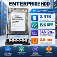 Disque dur d'entreprise Dell RWR8F 2.4T SAS 10K 2,5 pouces ST2400MM0159