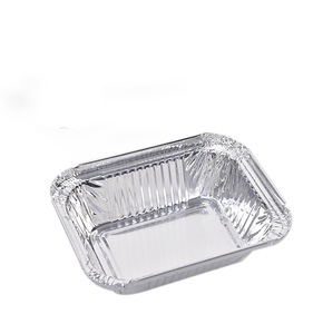 10 20 50 pièces de petits récipients alimentaires jetables en aluminium de qualité alimentaire Rectangle plaque de cuisson/plateaux en aluminium avec couvercles - Product Image 2