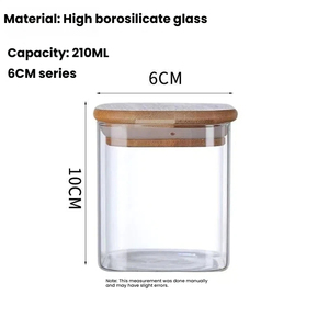 Barattoli in Vetro Borosilicato di Alta Qualità con Coperchio Ribaltabile, Design Classico Artigianale, Grande Capacità per Tè, Caramelle, Spezie e Alimenti, per <span class=keywords><strong>Cucina</strong></span> - Product Image 5