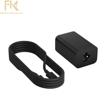Adaptador de Corriente CA Nuevo, Tipo C, 65w, Gan USB C, con Cable de Alimentación para Reino Unido, Estados Unidos y Europa, para Adaptador de Portátil Dell