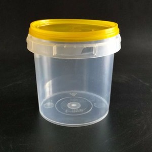 750 <span class=keywords><strong>mL</strong></span> de bidones de plástico transparente de clase alimentaria personalizados, con tapas para 1 <span class=keywords><strong>kg</strong></span> de cubo de plástico de miel - Product Image 2