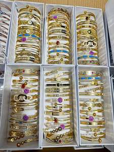 סיטונאי תכשיטים אופנה תכשיטים סגנונות אקראיים צמיד נירוסטה - Product Image 5