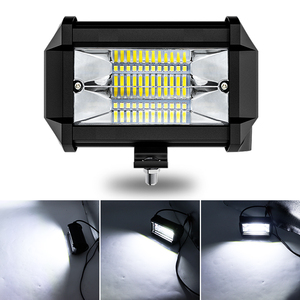 5 inch <span class=keywords><strong>Led</strong></span> Bar ánh sáng làm việc thanh ánh sáng tại chỗ làm việc đèn <span class=keywords><strong>LED</strong></span> 72 Wát cho máy kéo mini offroad xe - Product Image 2